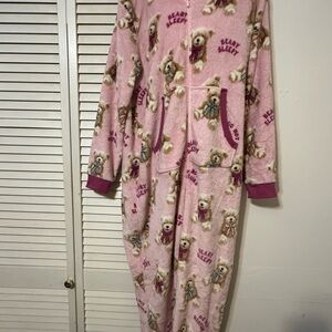 Holiday Time Pink Bear Sleepy Kids Nightgown